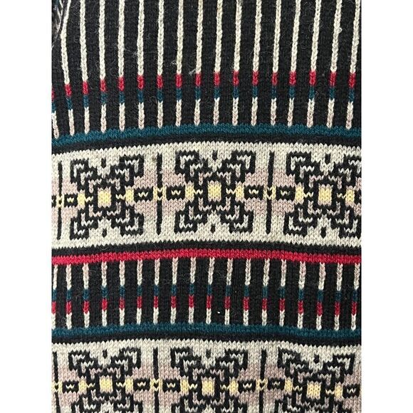 Vintage Limited Express Sweater Womens Medium Wool Striped Design Hong Kong  M - Picture 5 of 6